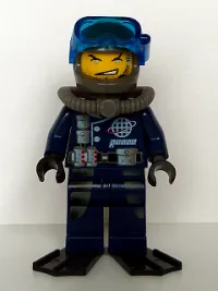 LEGO Dash with Black Flippers minifigure
