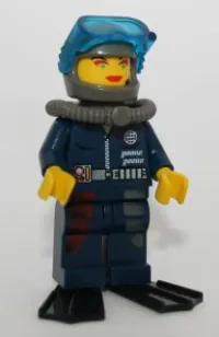 LEGO Cam with Black Flippers minifigure