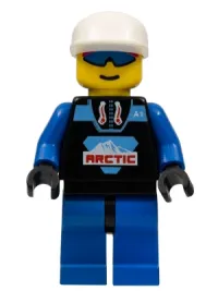 LEGO Arctic - Black, White Cap minifigure