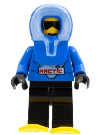LEGO Arctic - Blue, Blue Hood, Black Legs, Snowshoes minifigure