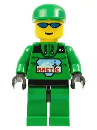 LEGO Arctic - Green, Green Cap minifigure