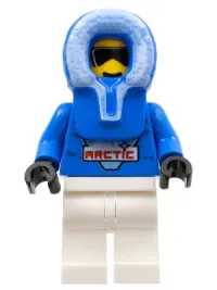 LEGO Arctic - Blue, Blue Hood, White Legs minifigure