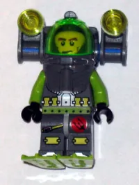LEGO Atlantis Diver 1 - Axel - With Vertical Lights minifigure