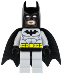 LEGO Batman, Light Bluish Gray Suit with Black Mask minifigure