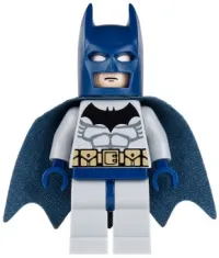 LEGO Batman, Light Bluish Gray Suit with Dark Blue Mask minifigure