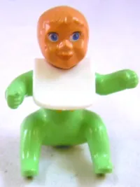 LEGO Belville Baby Boy - Bear Pattern, Baby Bib minifigure