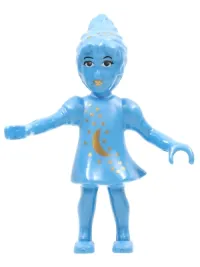 LEGO Belville Fairy - Medium Blue with Moon Pattern (Millimy) minifigure