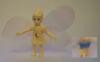 LEGO Belville Fairy - Light Yellow with Moon Pattern (Millimy) - With Wings and Bow minifigure