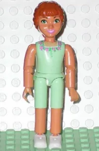 LEGO Belville Female - Princess Flora Light Green Sleeveless Top minifigure