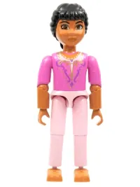 LEGO Belville Female - Princess Paprika Dark Pink Top Lace Inset minifigure