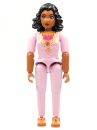 LEGO Belville Female - Safran, Pink Top with Dark Pink Inset, Pink Tights minifigure
