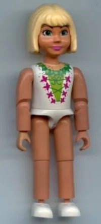 LEGO Belville Female - White Top with Laced Green Inset - Josephine minifigure