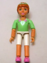 LEGO Belville Female - Princess Flora Medium Green Top minifigure