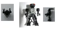 LEGO Bionicle Mini - Barraki Mantax (Pearl Dark Gray Torso) minifigure