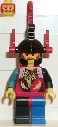 LEGO Dragon Knights - Dragon Master, Red Plumes minifigure