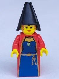 LEGO Knights Kingdom I - Queen Leonora (Maiden with Black Cone Hat) minifigure