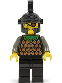 LEGO Knights Kingdom I - Gilbert the Bad, Black Dragon Helmet minifigure