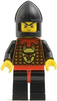 LEGO Knights Kingdom I - Robber 2, Black Chin-Guard minifigure