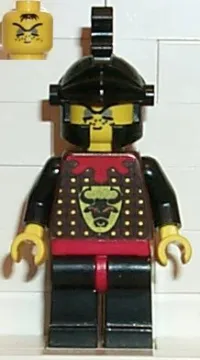 LEGO Knights Kingdom I - Robber 2, Black Dragon Helmet minifigure