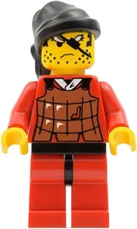 LEGO Ninja - Robber, Brown minifigure