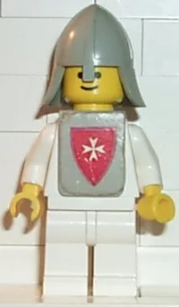 LEGO Classic - Yellow Castle Knight White - with Vest Stickers minifigure