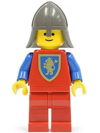 LEGO Crusader Lion - Red Legs, Dark Gray Neck-Protector minifigure