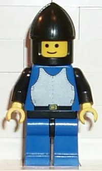 LEGO Breastplate - Blue with Black Arms, Blue Legs with Black Hips, Black Chin-Guard minifigure