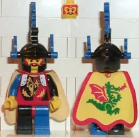 LEGO Dragon Knights - Dragon Master, Blue Plumes, Dragon Cape minifigure
