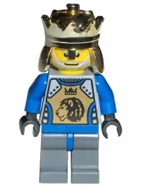 LEGO Knights Kingdom II - King Mathias with Blue Arms minifigure