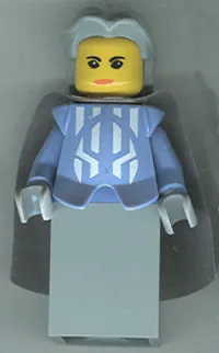 LEGO Knights Kingdom II - Queen with Light Bluish Gray Hair, Light Bluish Gray Cape (Chess Queen) minifigure