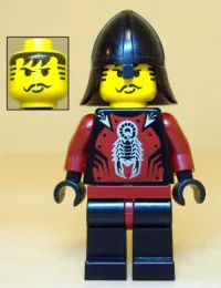 LEGO Knights Kingdom II - Shadow Knight Vladek, Black Neck-Protector minifigure
