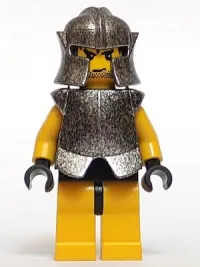 LEGO Knights Kingdom II - Rogue Knight 2 (Yellow Legs, Speckle Breastplate, Speckle Cheek Protector Helmet) minifigure