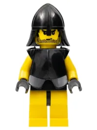 LEGO Knights Kingdom II - Rogue Knight 3 (Yellow Legs, Black Breastplate, Black Neck-Protector) minifigure