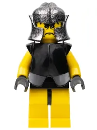 LEGO Knights Kingdom II - Rogue Knight 4 (Yellow Legs, Black Breastplate, Speckle Cheek Protector Helmet) minifigure