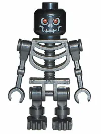 LEGO Fantasy Era - Skeleton Warrior 1, Black minifigure