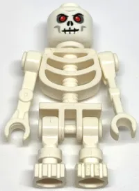 LEGO Fantasy Era - Skeleton Warrior 2, White minifigure