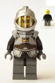 LEGO Fantasy Era - Crown Knight Plain with Breastplate, Grille Helmet, Scowl minifigure