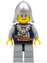 LEGO Fantasy Era - Crown Knight Scale Mail with Crown, Helmet with Neck Protector, Scowl minifigure
