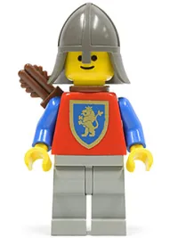 LEGO Crusader Lion - Light Gray Legs, Dark Gray Neck-Protector, Quiver minifigure