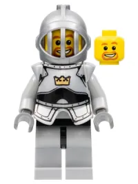 LEGO Fantasy Era - Crown Knight Plain with Breastplate, Grille Helmet, Beard Around Mouth minifigure