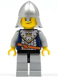 LEGO Fantasy Era - Crown Knight Scale Mail with Crown, Helmet with Neck Protector, Crooked Smile minifigure