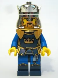 LEGO Fantasy Era - Crown King, No Cape, Printed Legs minifigure