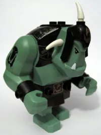 LEGO Fantasy Era - Troll, Sand Green with Black Armor minifigure