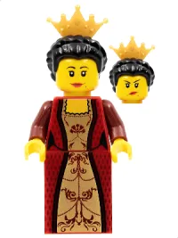 LEGO Kingdoms - Queen with Black Hair minifigure