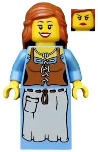 LEGO Kingdoms - Peasant, Maiden minifigure