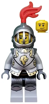 LEGO Kingdoms - Lion Knight Armor with Lion Head, Helmet with Fixed Grille minifigure