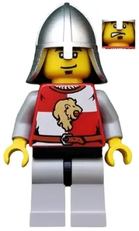 LEGO Kingdoms - Lion Knight Quarters, Helmet with Neck Protector, Eyebrows and Goatee minifigure