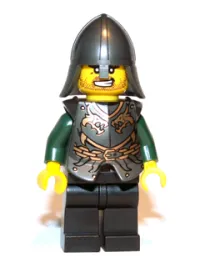 LEGO Kingdoms - Dragon Knight Armor with Chain, Helmet with Neck Protector (Chess Bishop) minifigure