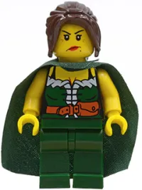LEGO Kingdoms - Dark Green Chess Queen minifigure