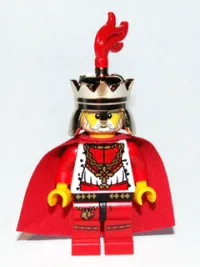 LEGO Kingdoms - Lion King with Plume (Chess King) minifigure